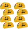 8 Pack Mini Pinata Mexico Taco Piñatas for Cinco De Mayo Party Fiestas Piñatas Birthday Celebrate Party Decoration Fun Taco Tuesday Event, 6 x 2 x 3.5 Inches